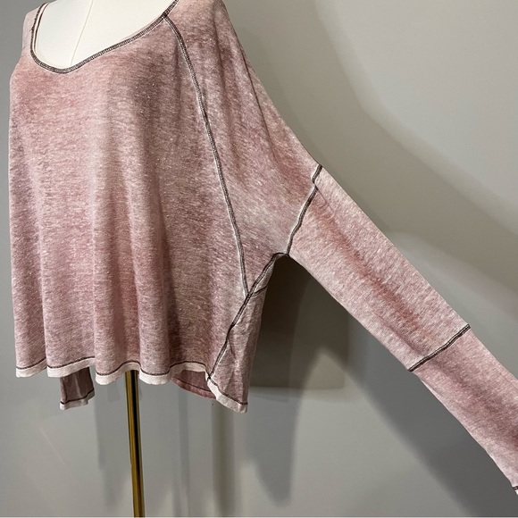 *SOLD*Free People We The Free Machiatto Linen Blend Top Size M - Picture 6 of 11
